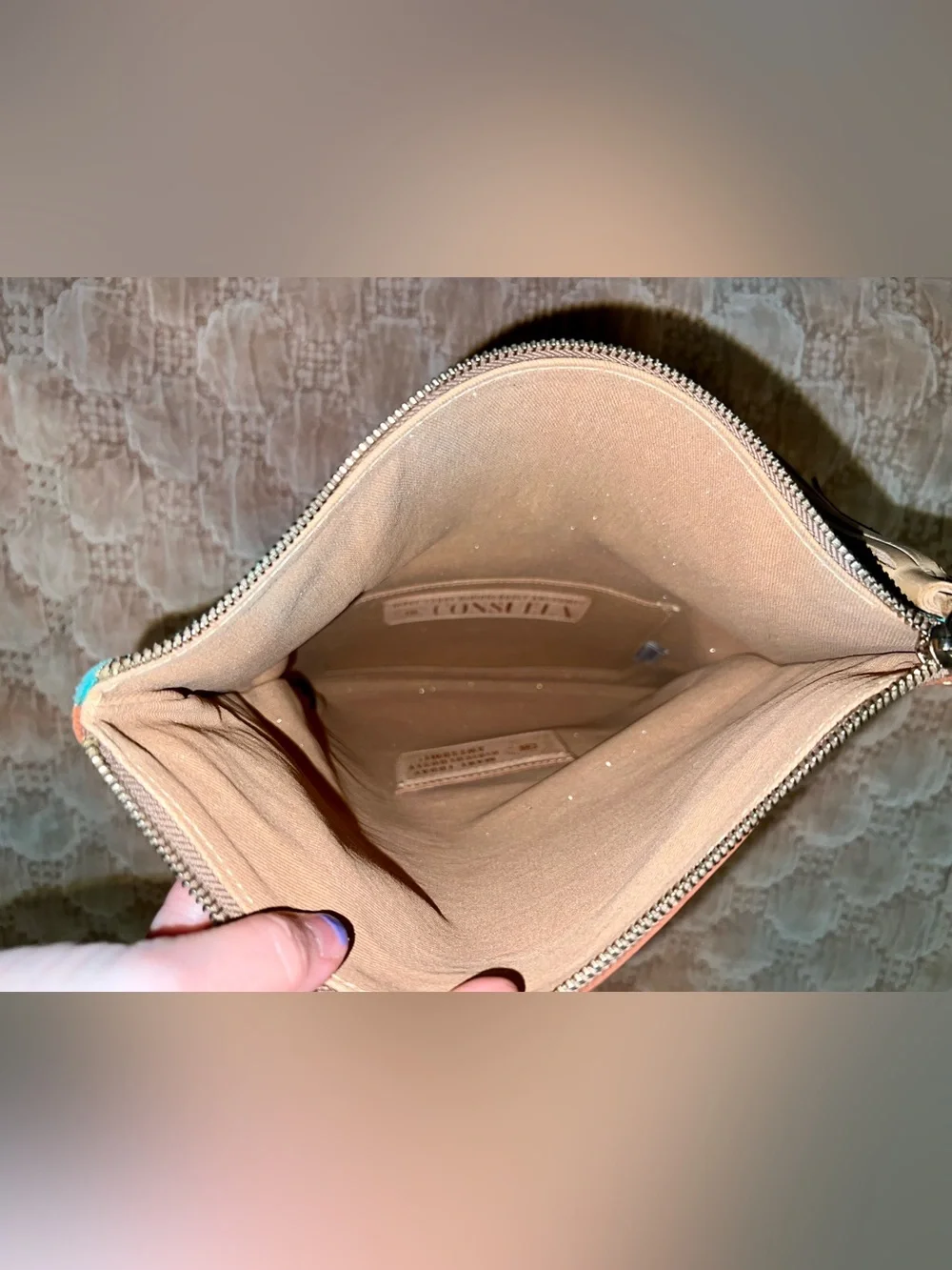 Consuela Peacock/Brandy Zipper Pouch